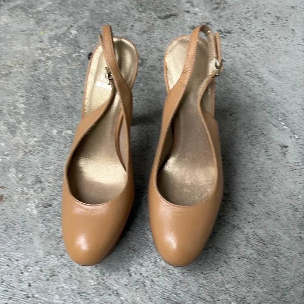 Stuart Weitzman platform sling backs - Picture 1 of 9
